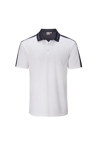 Picture of Ping zns Men's Douglas Polo Shirt - White / Navy