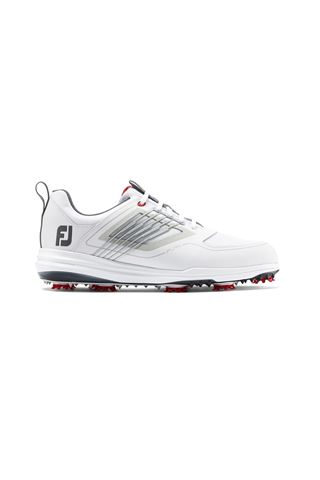 Picture of Footjoy Men's Fury zns Golf Shoes - White / Red