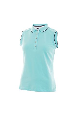 Picture of Green Lamb zns Pam Jersey Club Sleeveless Polo Shirt - Capri