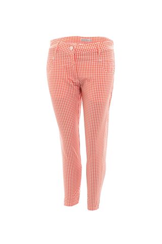 Picture of Green Lamb zns  Trina Patterned Crops - Coral / White