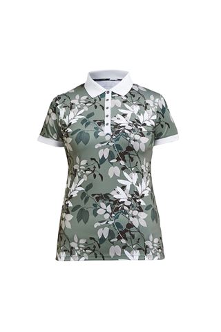 Picture of Rohnisch zns Leaf Polo Shirt - Green Leaves