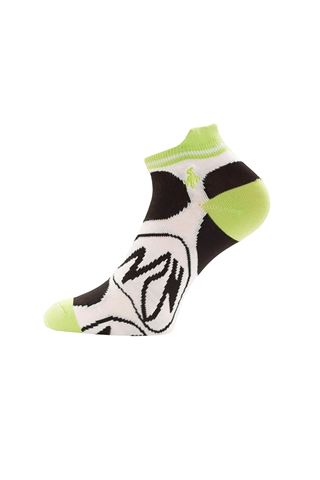 Picture of Green Lamb zns Patterned Socks - 3 Pack - White / Greenery