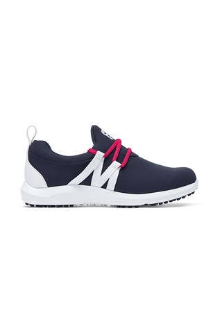 Picture of Footjoy zns Ladies Leisure Slip-On Golf Shoes - Navy / White / Red