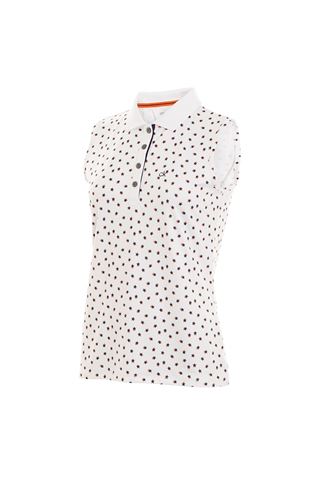 Picture of Calvin Klein zns Americana Sleeveless Polo Shirt - White / Navy