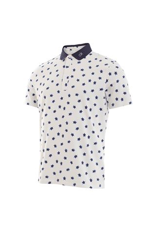 Picture of Calvin Klein ZNS Men's  Scalar Polo Shirt - White / Navy