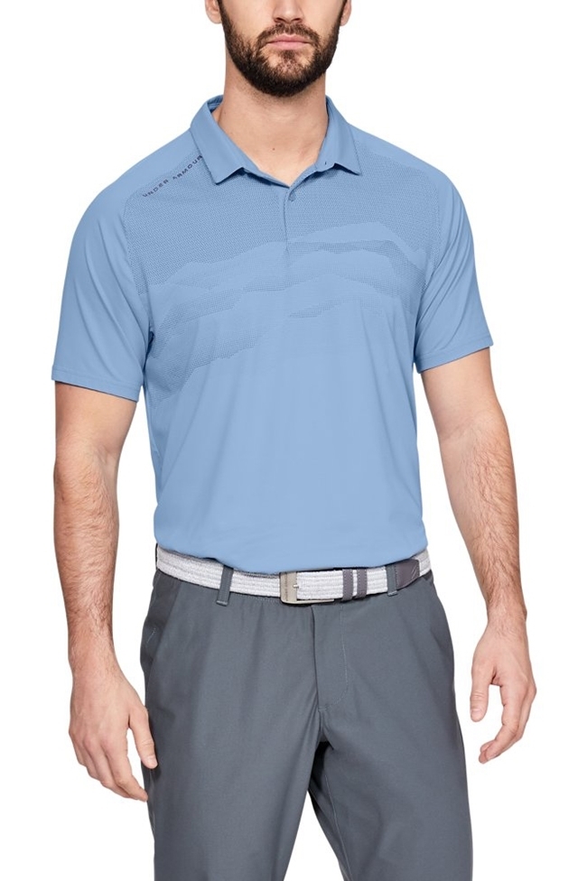 Picture of Under Armour zns Men's UA ISo-Chill Airlift Polo - Blue 413