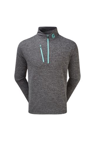 Picture of Footjoy Heather Pinstripe Chill-out - Black / Aqua