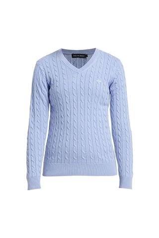 Picture of Rohnisch zns  Ladies Cable Pullover - Light Blue
