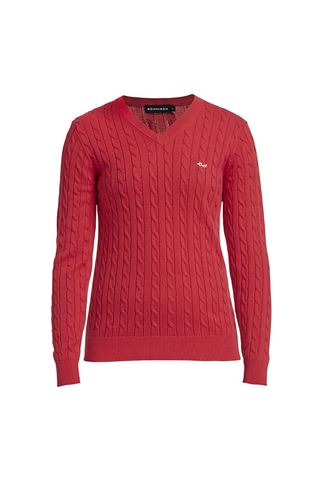 Picture of Rohnisch ZNS Ladies Cable Pullover - Red