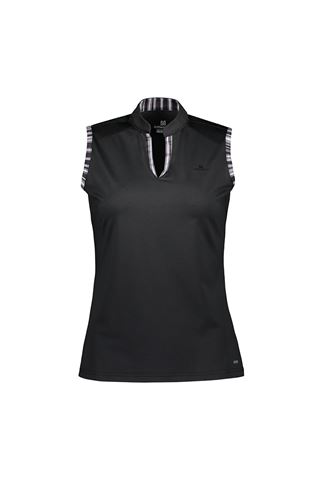 Picture of Catmandoo zns Ripple Sleeveless Polo Shirt - Black