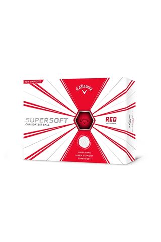 Picture of Callaway ZNS Supersoft Golf Balls - Red