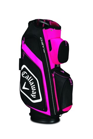 Picture of Callaway Golf Chev Org Cart Bag - Pink / Black / White