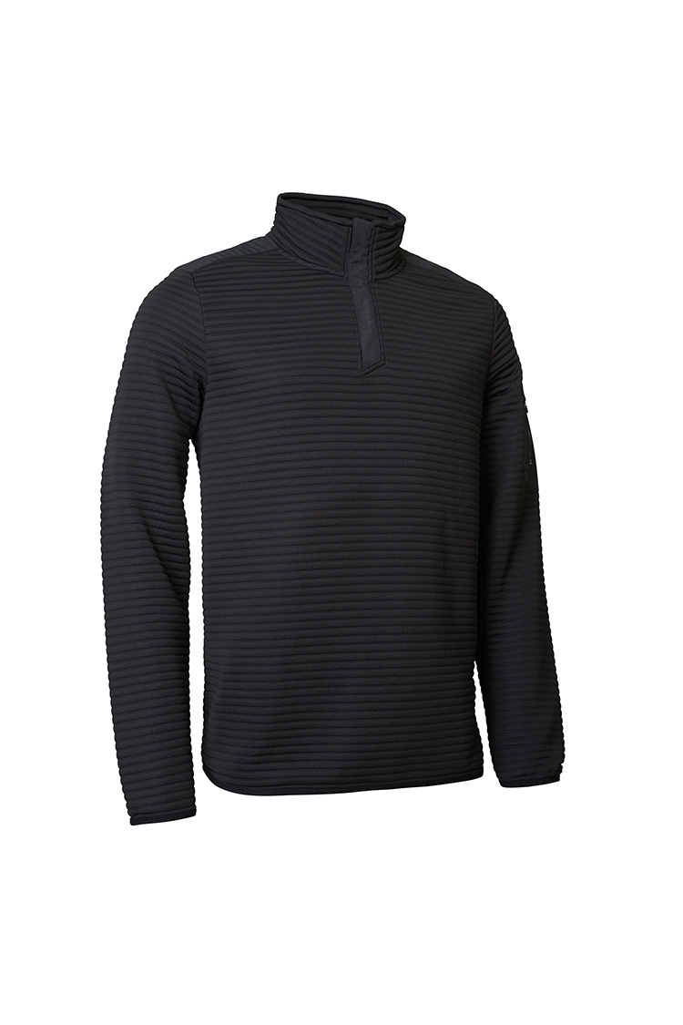 Picture of Abacus zns Men's Buddock Half Zip Fleece - Black