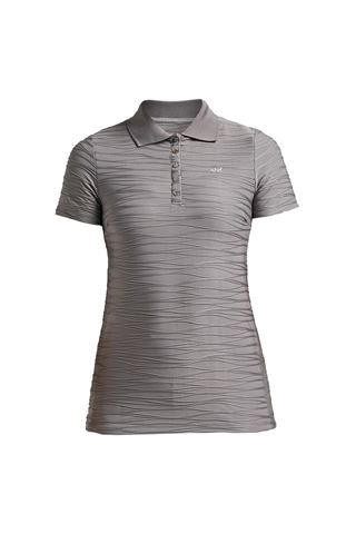 Picture of Rohnisch zns Ladies Wave Short Sleeve Polo Shirt - Dark Greige