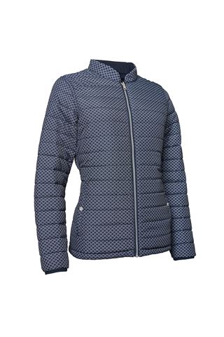 Picture of Abacus zns  Ladies Etna Padded Reversible Jacket - Navy