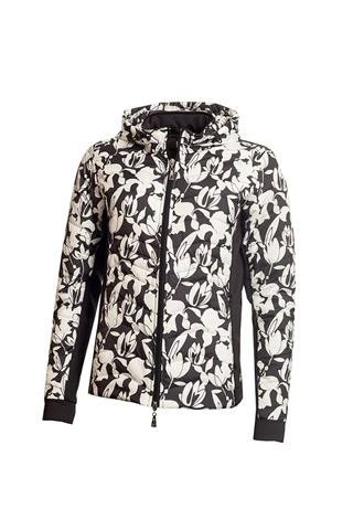 Picture of Green Lamb ZNS Ladies Justine Padded Jacket - Black / White
