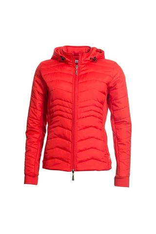 Picture of Green Lamb zns Ladies Justine Padded Jacket - Rouge