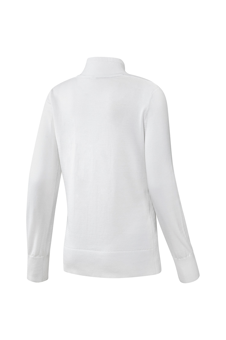 Picture of adidas Ladies 3 Stripe Sweater - White (XL ONLY)