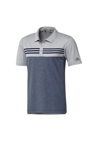 Picture of adidas zns Men's Heather Block Polo Shirt - Grey Two Heather