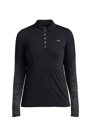Picture of Rohnisch zns Ladies Dew Polo Shirt - Black