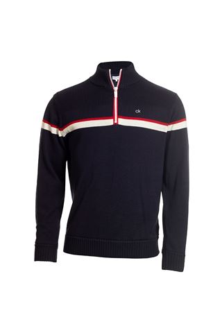 Picture of Calvin  Klein ZNS Men's Golf Compass Lined Sweater - Navy