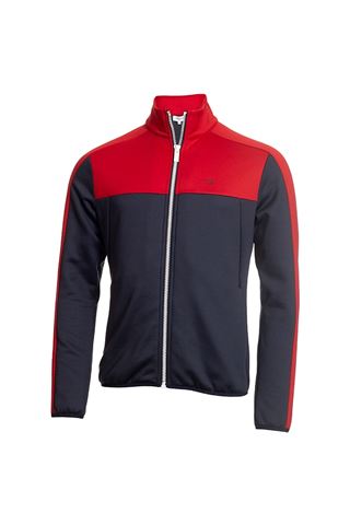 Picture of Calvin Klein Men's Golf Atlas Full Zip Jacket / Sweater - Navy / Red
