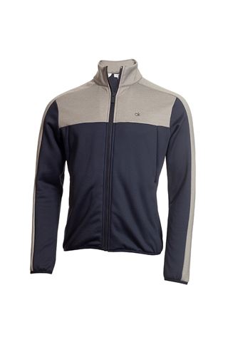 Picture of Calvin Klein ZNS Men's Golf Atlas Full Zip Jacket / Sweater - Navy / Marl