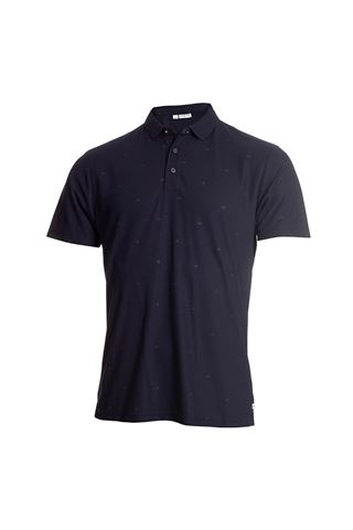 Picture of Calvin Klein ZNS Men's Golf Monogram Polo Shirt - Navy