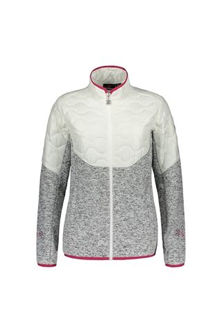 Picture of Catmandoo zns Ladies Ollons Hybrid Knit Fleece Jacket - White / Grey