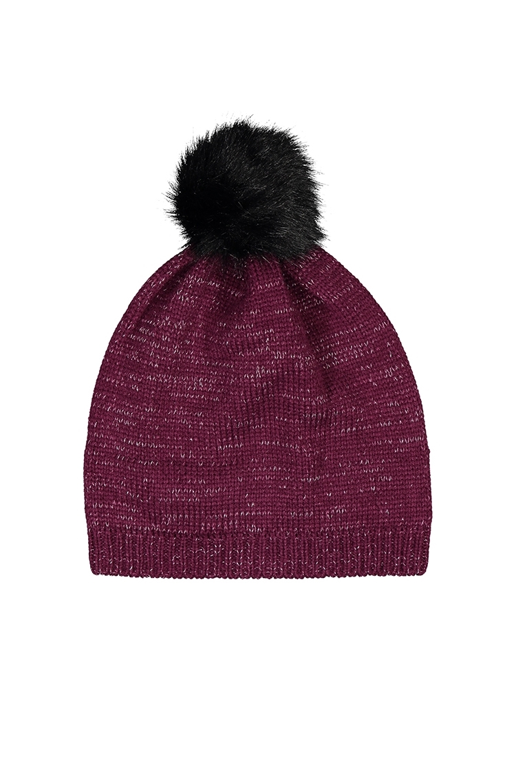 Picture of Catmandoo Ladies Zoe Glitter Yarn Beanie - Purple