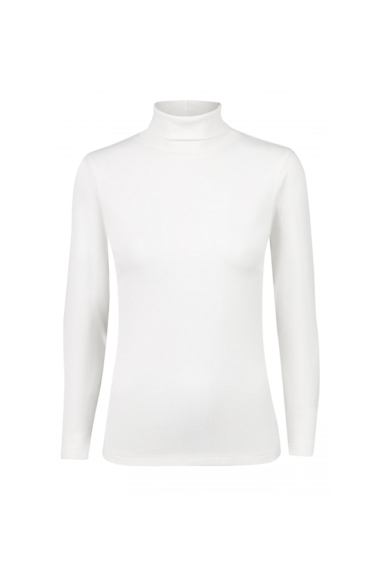 Daily Sports zns Maggie Long Sleeve Rollneck Top - Ivory - 963/111