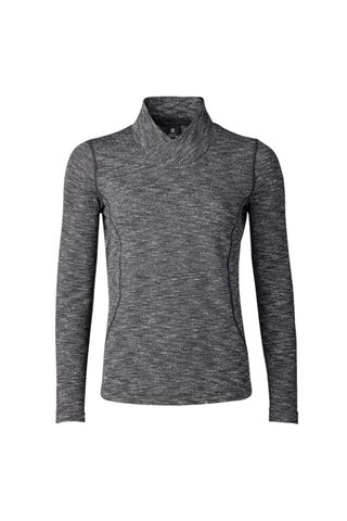 Picture of Daily Sports zns Ladies Lea Long Sleeve Mock Neck - 999 Black