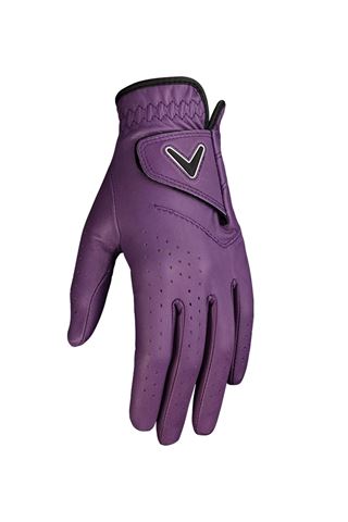 Picture of Callaway zns Ladies Opti Colour Leather Palm Golf Glove - Purple