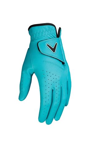 Picture of Callaway Ladies Opti Colour Leather Palm Golf Glove - Teal