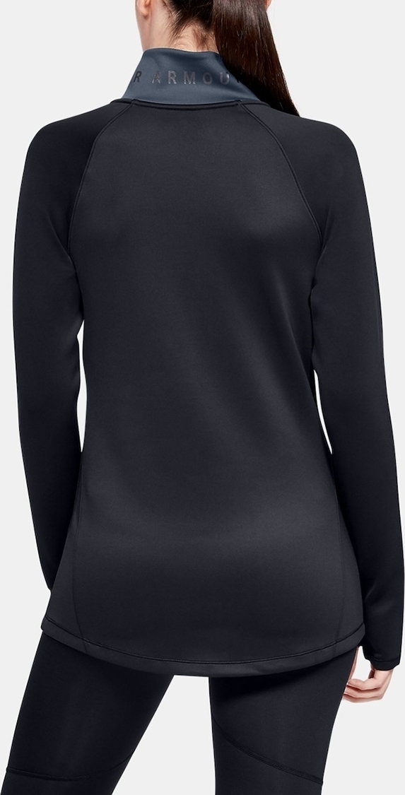 Picture of Under Armour UA Ladies Coldgear 1/2 Zip Colour Block Top - Black 001