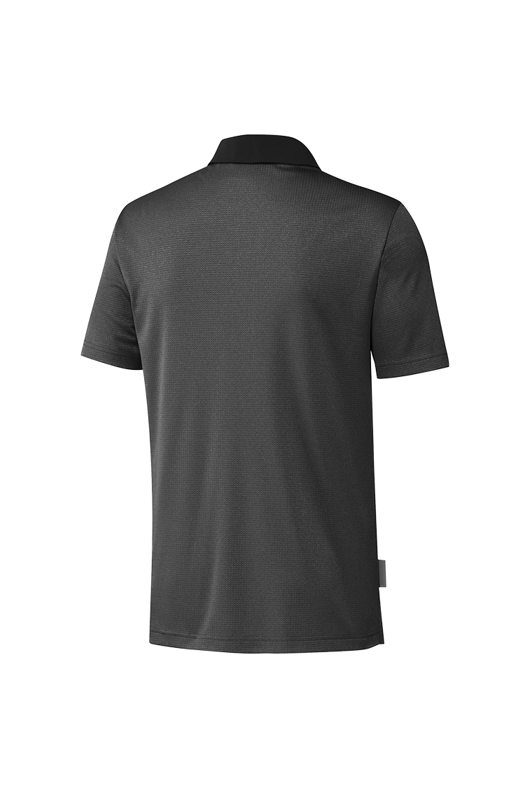 Picture of adidas Men's Heat Ready Base Polo Shirt - Black Melange / Black
