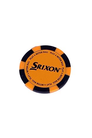 Show details for Srixon Poker Chip Ball Marker - Orange / Black