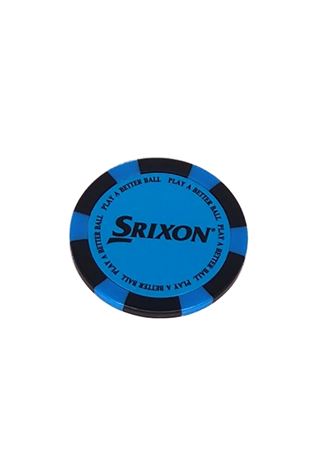 Show details for Srixon Poker Chip Ball Marker - Bright Blue / Black