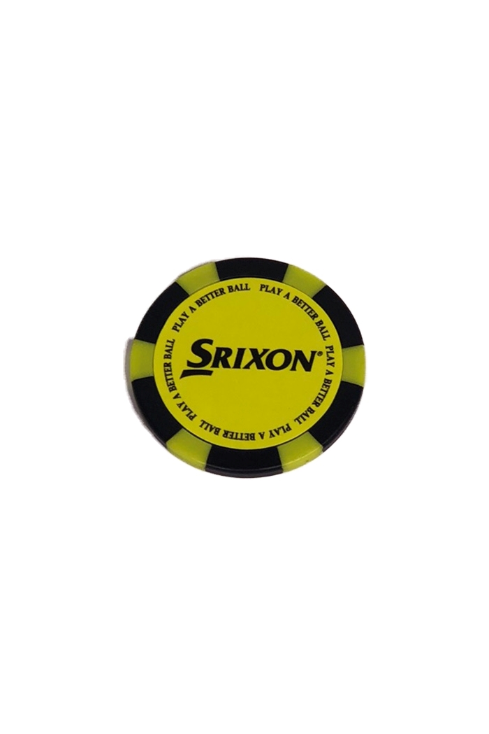 Srixon Poker Chip Ball Marker Yellow / Black