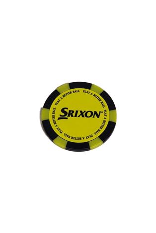 Show details for Srixon Poker Chip Ball Marker - Yellow / Black