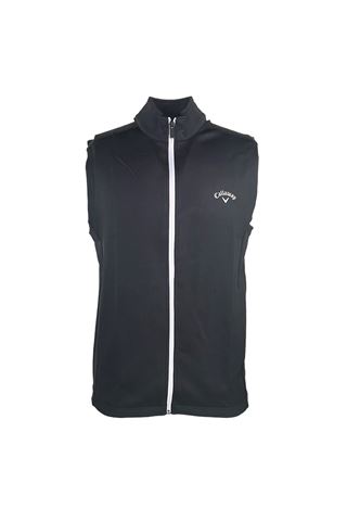 Picture of Callaway zns Golf Men's High Gauge Full Zip Fleece Vest / Gilet - Caviar 002