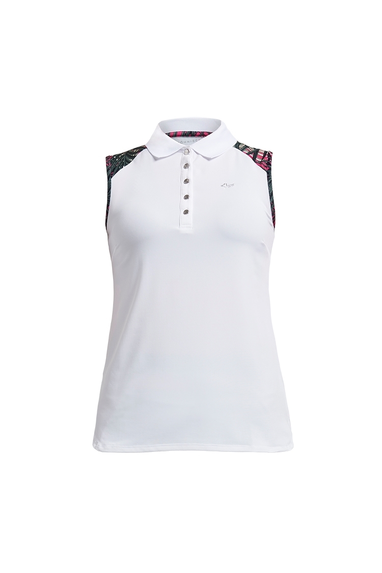 Picture of Rohnisch Ladies Element Sleeveless Polo Shirt - Palm Fuchsia - XXL ONLY