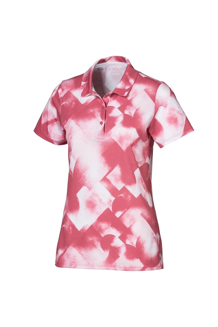 pink puma golf shirt