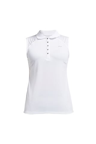 Picture of Rohnisch zns Ladies Pulse Sleeveless Polo Shirt - White
