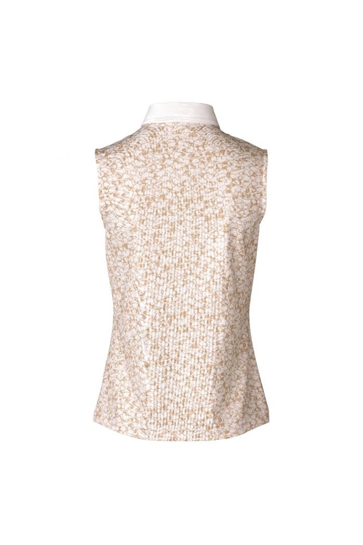 Picture of Daily Sports zns Ladies Nova Sleeveless Polo Shirt - Straw 312