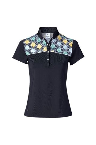 Picture of Daily Sports zns Ladies Sofia Cap Sleeve Polo Shirt - Navy 590