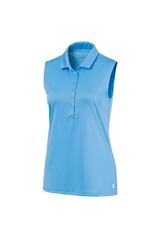 Show details for Puma Golf Ladies Rotation Sleeveless Polo Shirt - Ethereal Blue  07