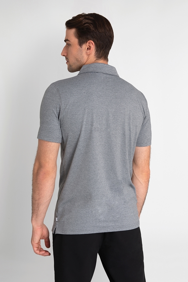 Calvin Klein Men's Newport Polo Shirt - Silver - C9406