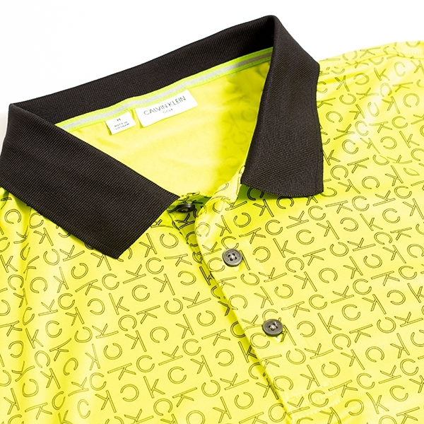 Picture of Calvin Klein Men's Geo CK Polo Shirt - Lime
