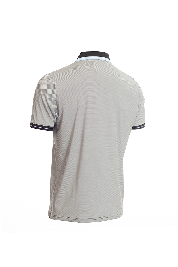 Picture of Calvin Klein Men's Blade Polo Shirt - Black / White - XXL Only